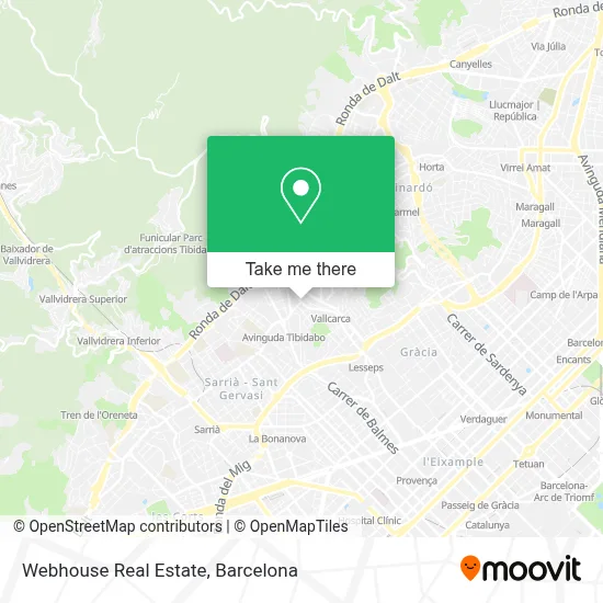 Webhouse Real Estate map