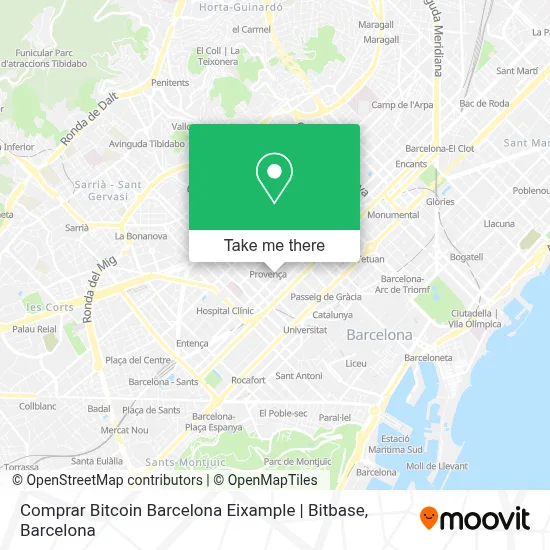 Comprar Bitcoin Barcelona Eixample | Bitbase map