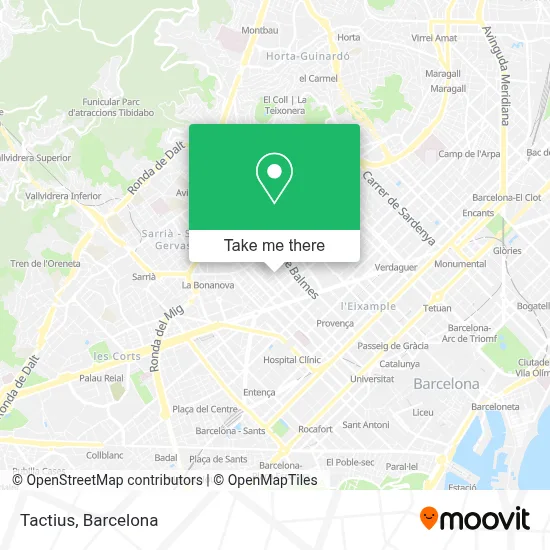 Tactius map