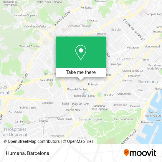 Humana map