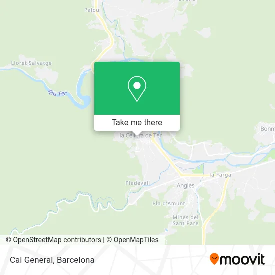 Cal General map