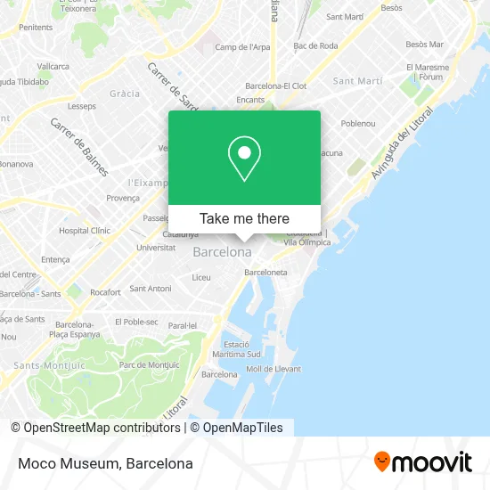 Moco Museum map
