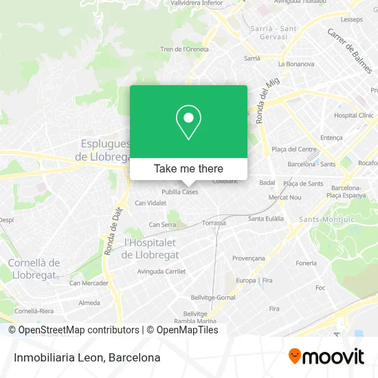 Inmobiliaria Leon map