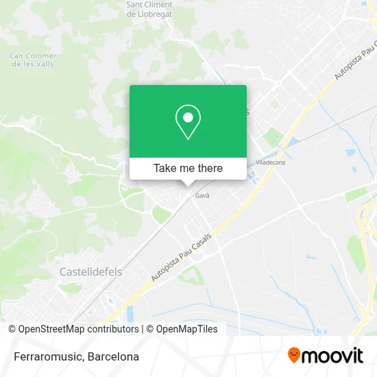 Ferraromusic map