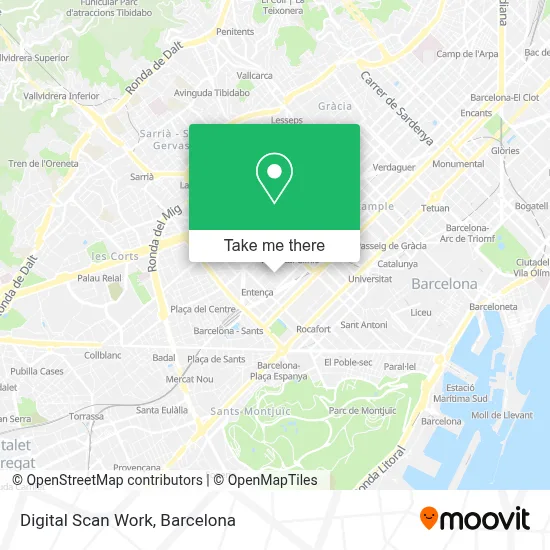 Digital Scan Work map