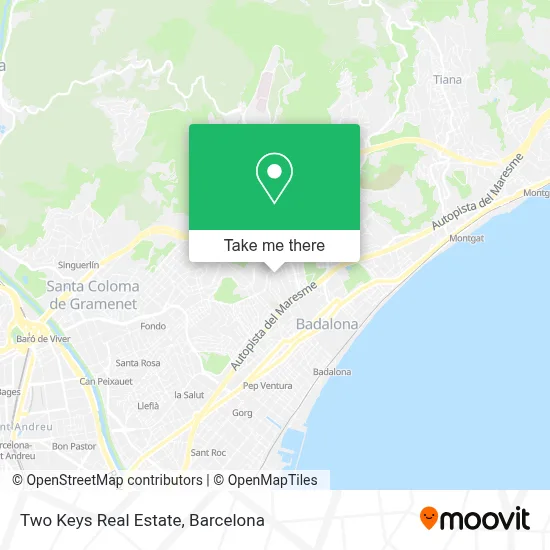 Two Keys Real Estate map