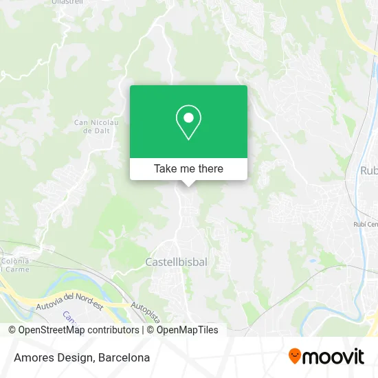 Amores Design map