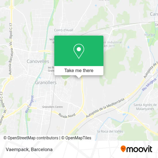 Vaempack map