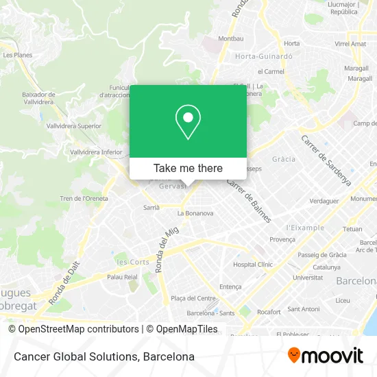 Cancer Global Solutions map