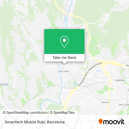 Smarttech Mobile Rubí map