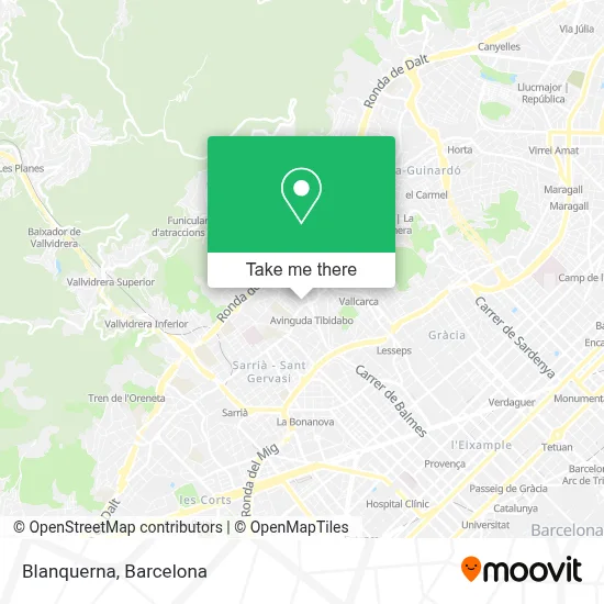 Blanquerna map