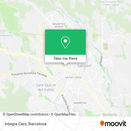 Integra Cars map