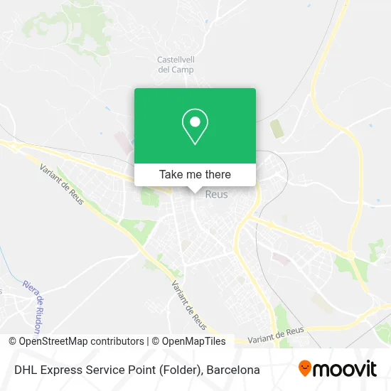 DHL Express Service Point (Folder) map