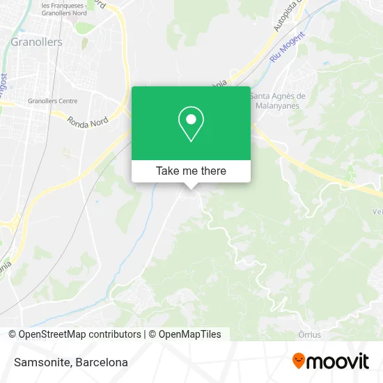 Samsonite map