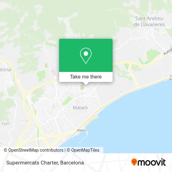 Supermercats Charter map