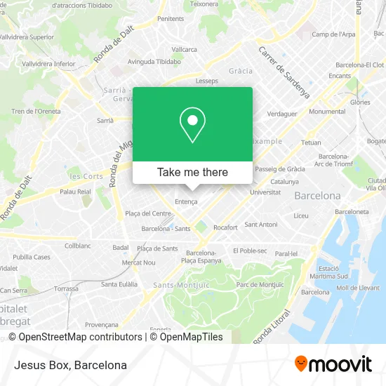 Jesus Box map