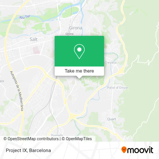 Project IX map