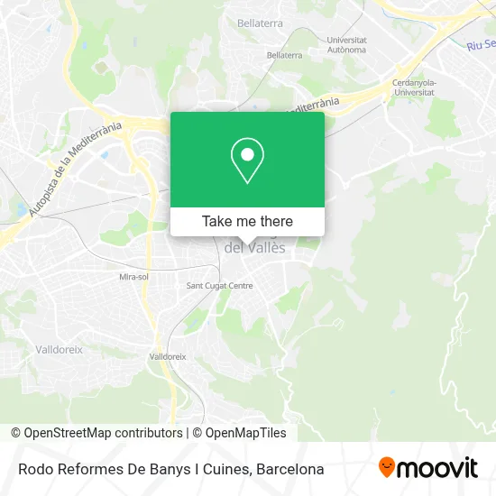 Rodo Reformes De Banys I Cuines map