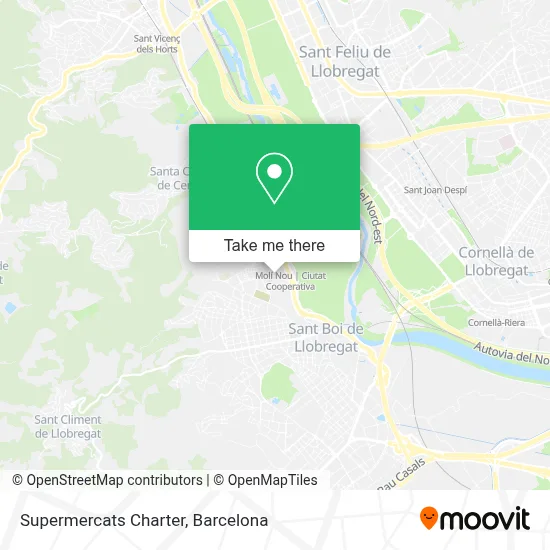 Supermercats Charter map