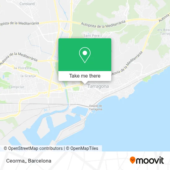 Ceorma, map