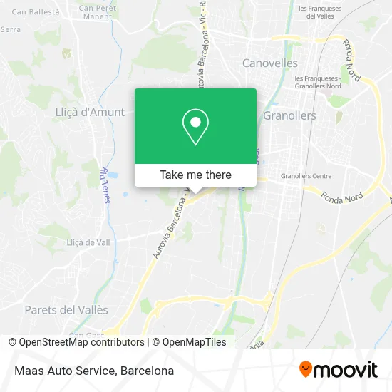 Maas Auto Service map