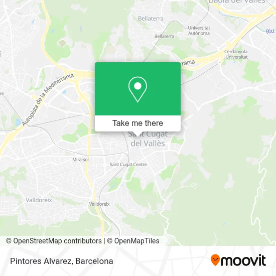 Pintores Alvarez map