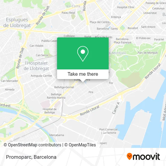 Promoparc map