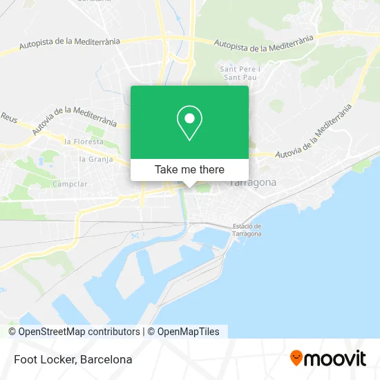Foot Locker map
