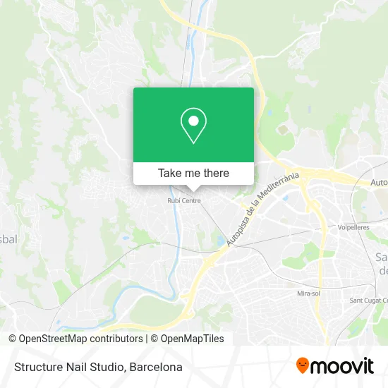 Structure Nail Studio map