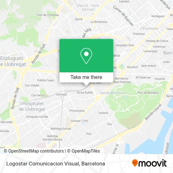 Logostar Comunicacion Visual map