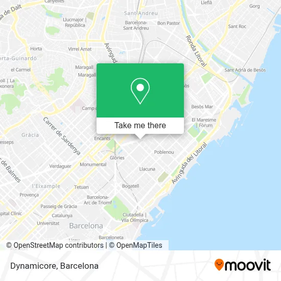Dynamicore map