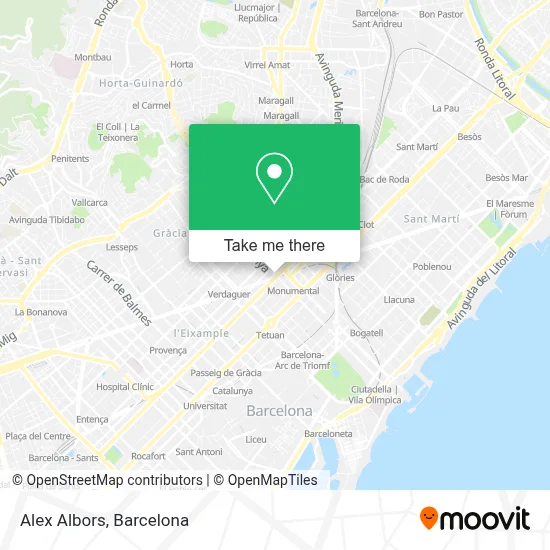 Alex Albors map