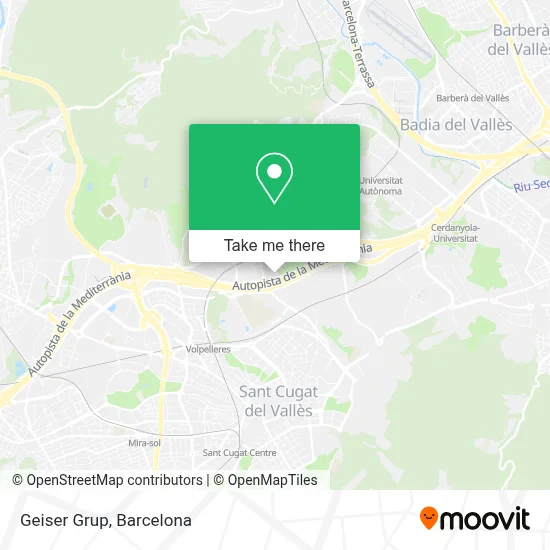Geiser Grup map