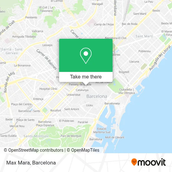 Max Mara map