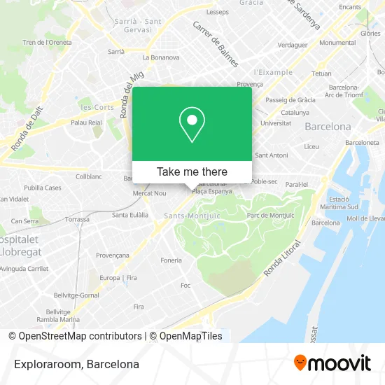 mapa Exploraroom
