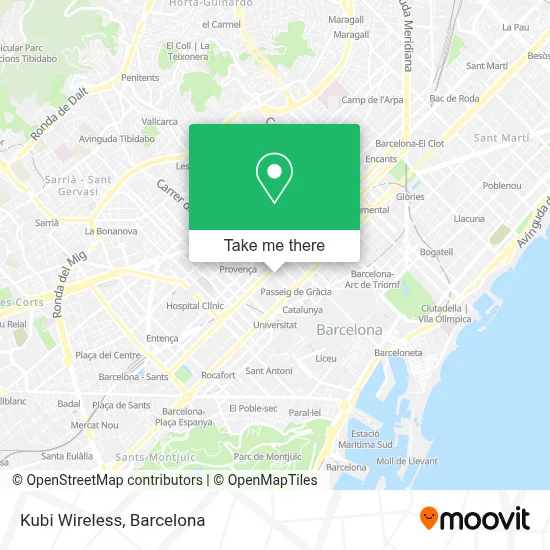 Kubi Wireless map