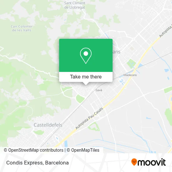mapa Condis Express