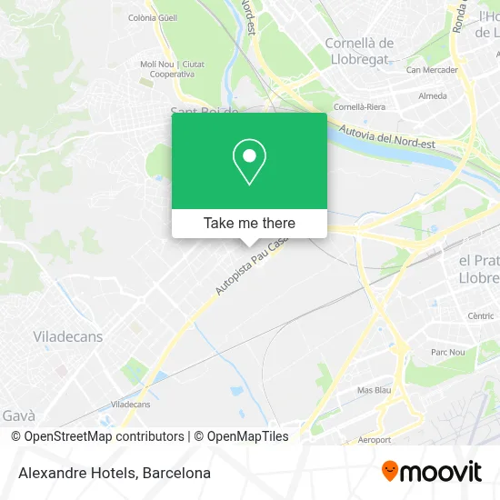 Alexandre Hotels map