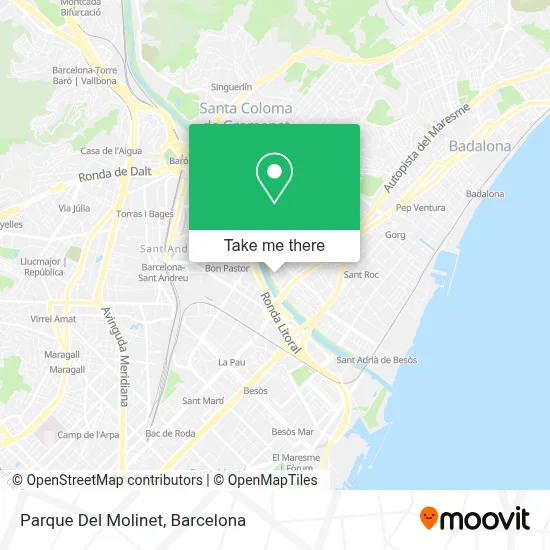 Parque Del Molinet map