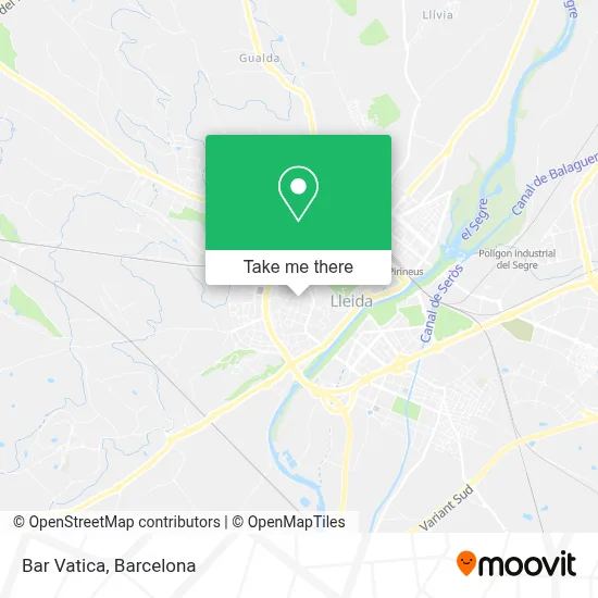 mapa Bar Vatica