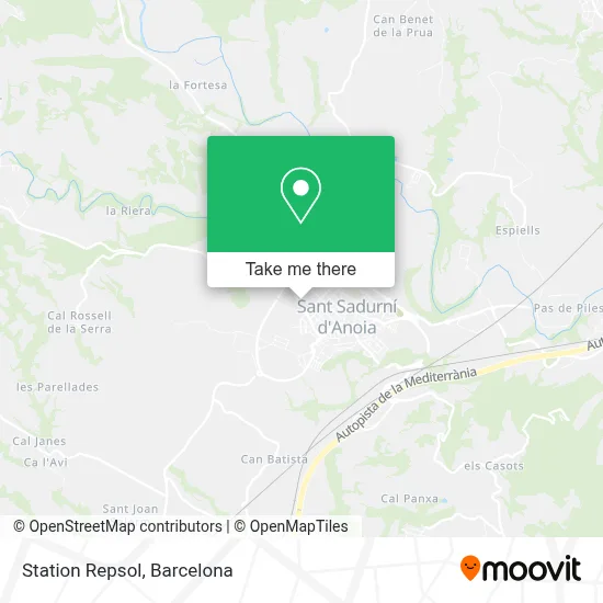 Station Repsol map
