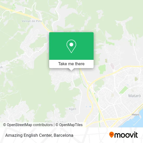 Amazing English Center map