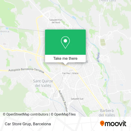Car Store Grup map