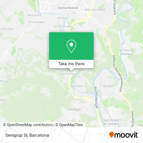 Senigrup Sl map