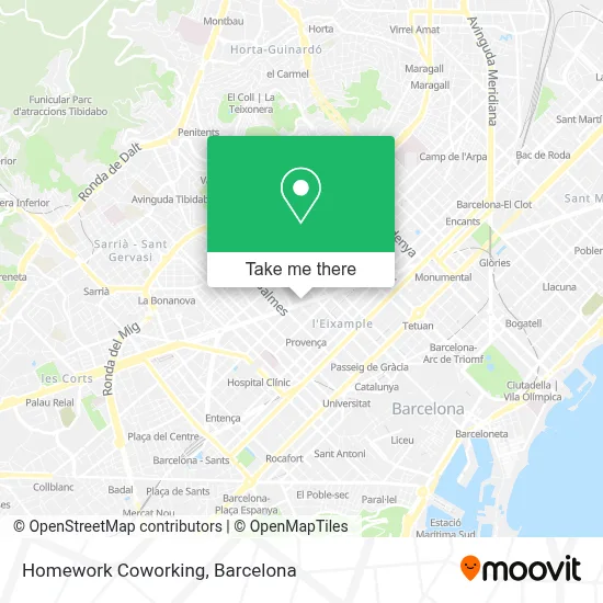 Homework Coworking map