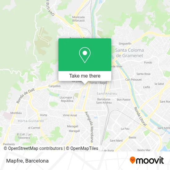 Mapfre map