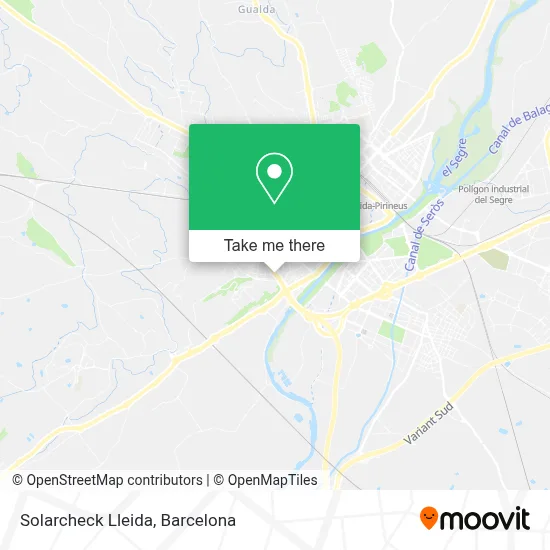 Solarcheck Lleida map