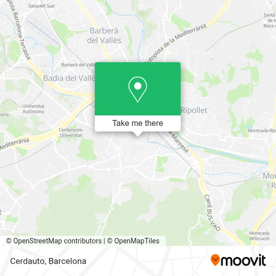 Cerdauto map