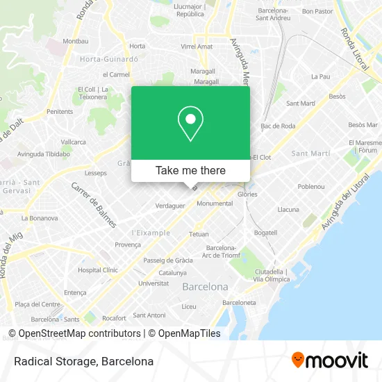Radical Storage map