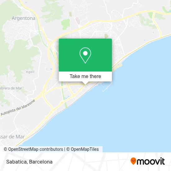 Sabatica map